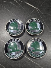 4x Skoda Nabendeckel