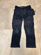 Snickers 6902 FlexiWork Arbeitshose+ mit Holstertaschen, schwarz, Größe 50