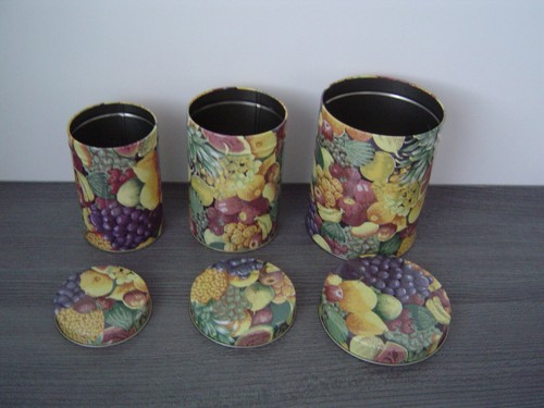Set metalldosen - 3,