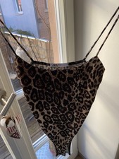 Leoparden Muster Body, Gr.: S