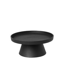 Broste Copenhagen Kerzenplatte Holger Kerzenhalter Teelichthalter Schwarz Ø 24cm