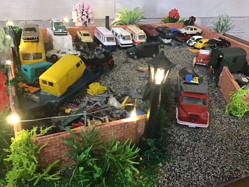 Diorama top schrottplatz - diorama, und