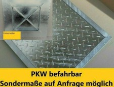 Schachtabdeckung Stahl verzinkt befahrbar Schachtdeckel Gullideckel Kanal PKW