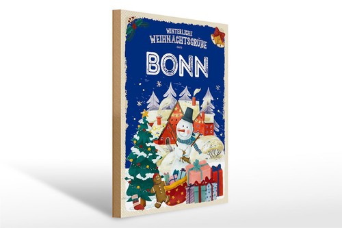 Holzschild weihnachtsgrüße - holzschild,