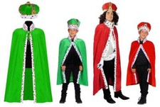 Königs König Prinz Prinzen Mütze Krone Königskrone Frosch Cape Umhang Kostüm Hut