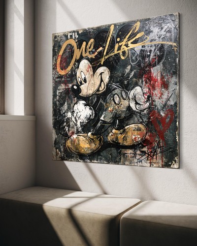 Micky maus leinwand bild - micky,