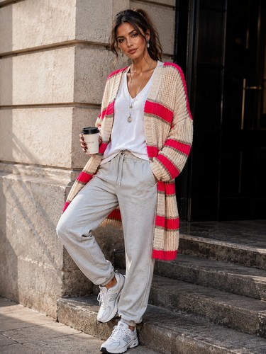 Strickjacke long cardigan - long,