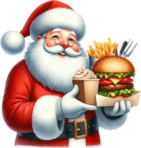 Bunte weihnachten santa - bunte,