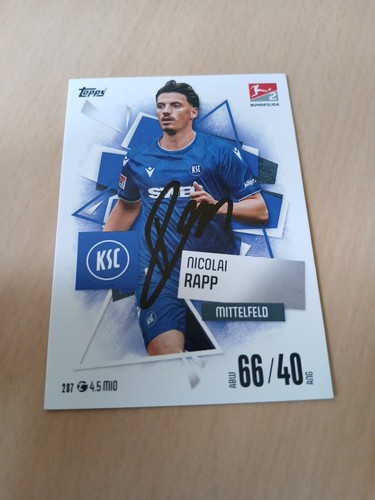 Match attax signiert - match,