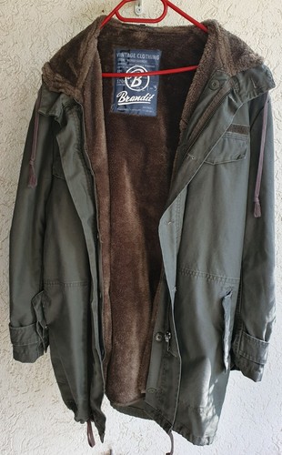 Parka winterjacke schwarz - winterjacke,