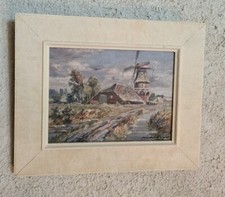 Küstenlandschaft Windmühle