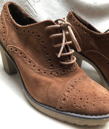 Leder schnürschuh mit absatz - leder-schnürschuh,