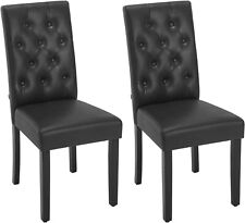 2x Esszimmerstühle Polsterstuhl Küchenstuhl mit Rückenlehne Massivholz sze20sz-2