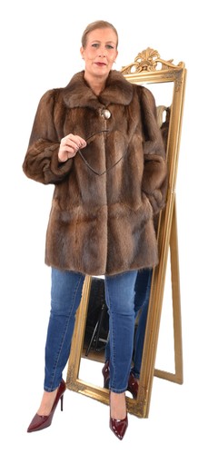 A5941 bisam jacke - a5941, pelzjacke