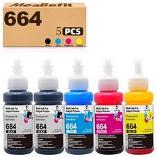 Tintenflaschen für Epson 664 EcoTank 2500 2550 2600 2650 4500 L396 Nachfülltinte