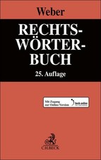 Klaus Weber Rechtswörterbuch