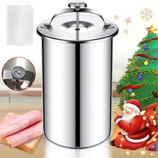 Edelstahl Schinkenkocher