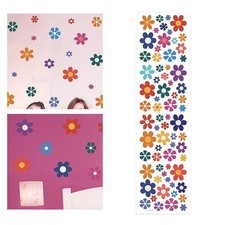 4 x Buntes -Wandtattoo