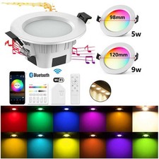 LED Einbaustrahler Dimmbar 5W 9W Bluetooth WIFI RGBW Einbauleuchten Decken Spot