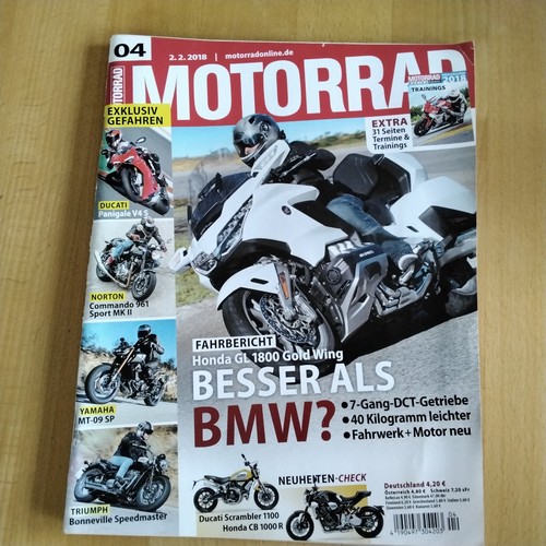 Motorrad zeitschrift ausgabe - motorrad,
