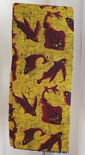 Stoffe Baumwolle Meterware - afrikanische Stoffe - Motiv - Tiefseefische