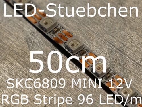 12v rgb stripe - 0,5m,