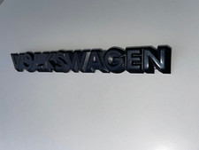 VW Volkswagen Schriftzug Emblem Zeichen 321853685C schwarz Golf 1 Cabrio Golf 2