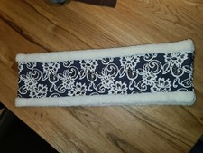 flauschiger Loop-Schal für Damen, grau-weiss