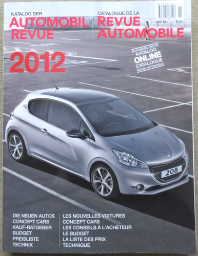 Automobil revue katalog 2012 - automobil,