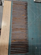 39 x schweißbare Schmiedeeisen Schienenkopf Spikes für Tore / Zaunprojekte 