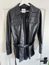Zara leder blazer jacke - zara,