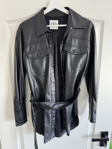 Zara leder blazer jacke xs - zara,