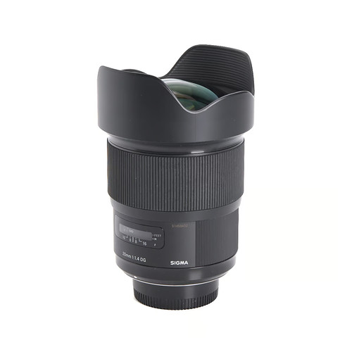 Sigma 20mm hsm art f - sigma, 20mm/1,4