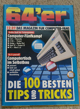 64er Magazin 64'er 12/89 Februar 1989 89 Zeitschrift Computer Commodore