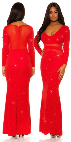 Elegantes bodenlanges kleid - elegantes,