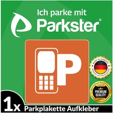 Parkster aufkleber vignette - aufkleber,