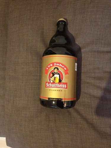 Schultheiss jubiläumsflasche - schultheiss,