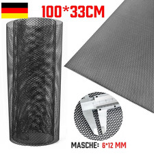 100×33cm Schwarz Renngitter Alu Racing Gitter Auto Tuning Renngitter Streckgitte