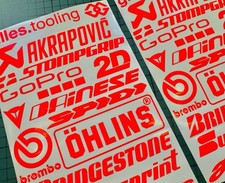 XL-Aufkleberset Sponsoren