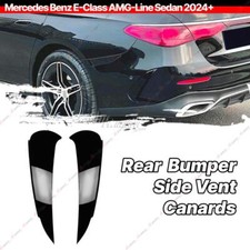 Rear Bumper Fins Aero Flaps