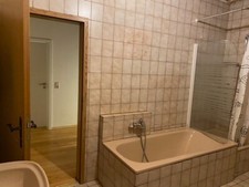 Badewannenfaltwand 1 teilig Glaswand Komfort 800 x 1400 mm Echtglas Duschwand