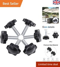 6er Set M8 gerändelte