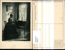 283771,Am Spinett Frau