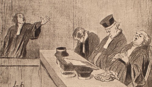 Honore daumier justiz - daumier,