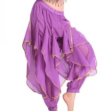 RÄUMUNGVERKAUF C91111 Bauchtanz Kostüm Hose Tribal Fusion Belly Dance Fasching