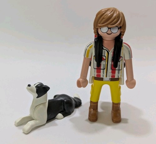 Playmobil figur mann hund - figur,