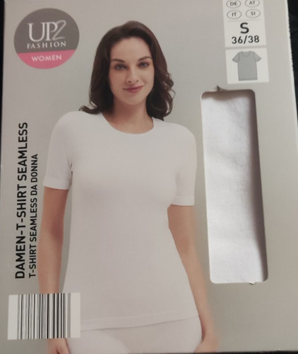 Damen shirt seamless weiß - damen, t-shirt