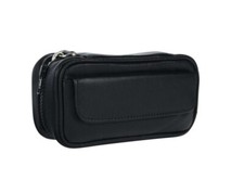 Pfeifentasche Leder für 3