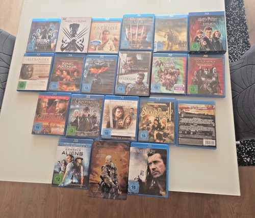 Blue ray dvd filme - ray, sammlung