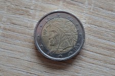 2 Euro münzen  Italien 2002 Dante Alighieri Prägebuchstabe R